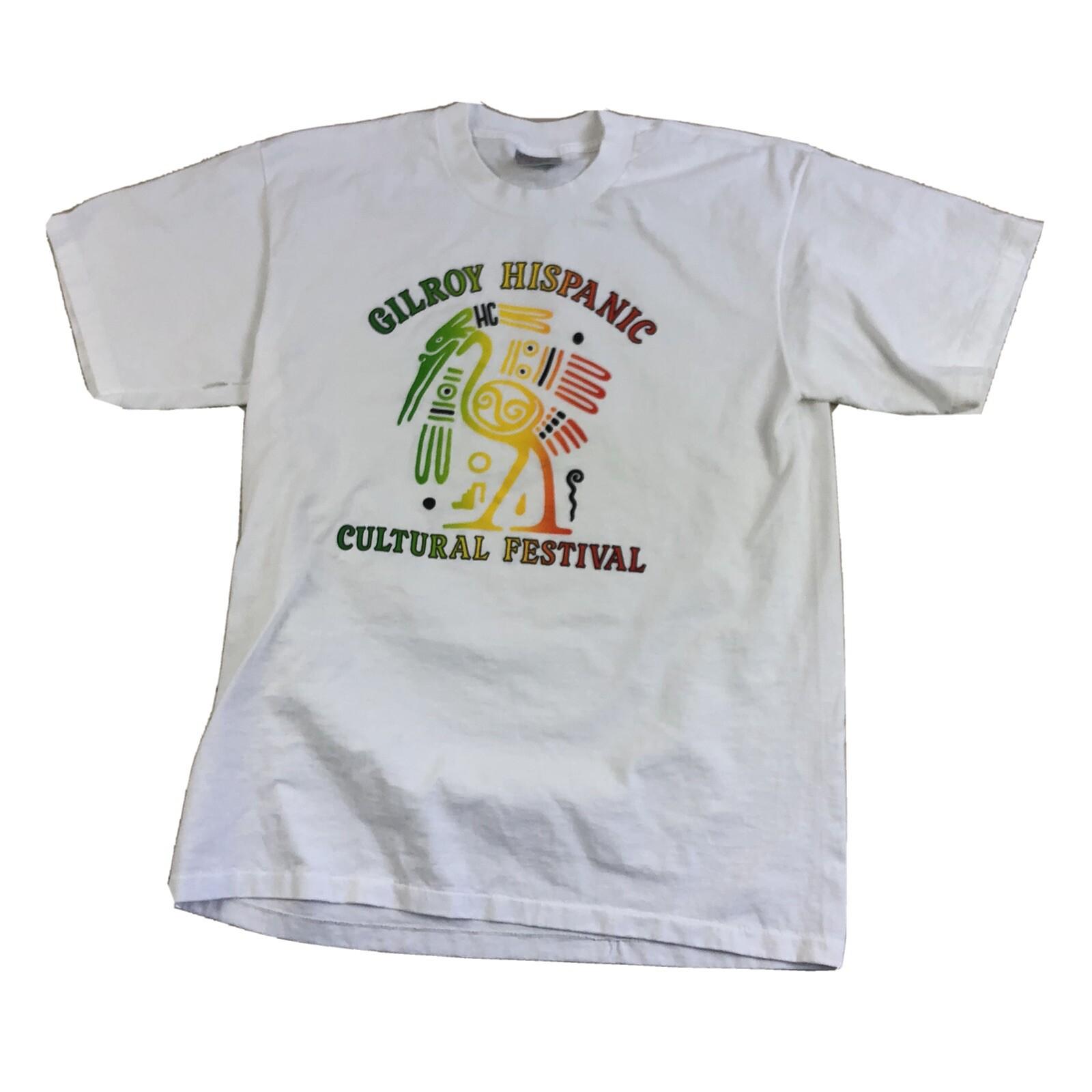 vintage t shirt gilroy hispanic cultural festival size xLarge 1990s L