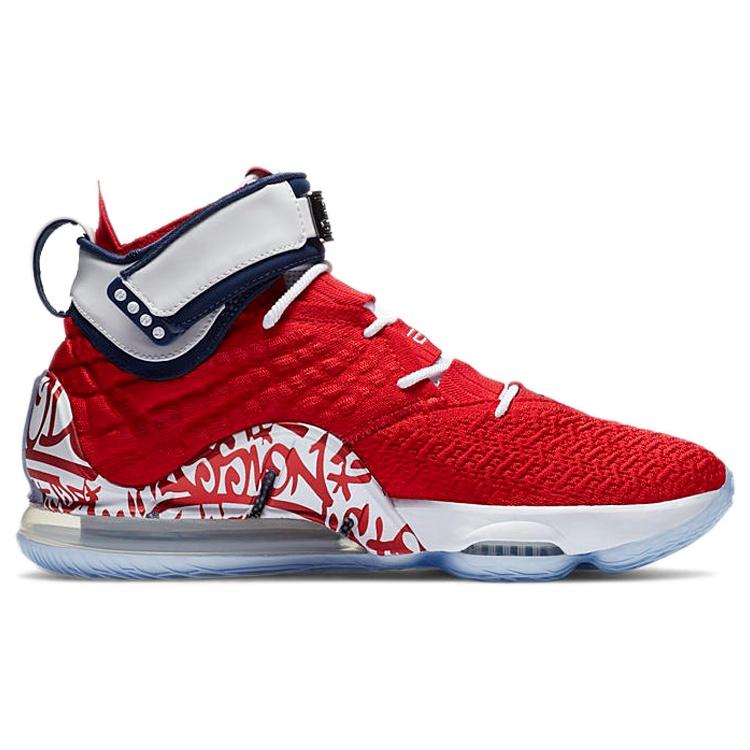 Nike LeBron 17 'LeBron 4 Red Graffiti' Men's CT6047-600