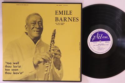 Płyta LP EMILE BARNES, DOC PAULIN'S N.O.L.A. - "zbyt Dobrze Kochasz Zbyt Wcześnie Ty ILP13 IKONA USA Jazz Używane