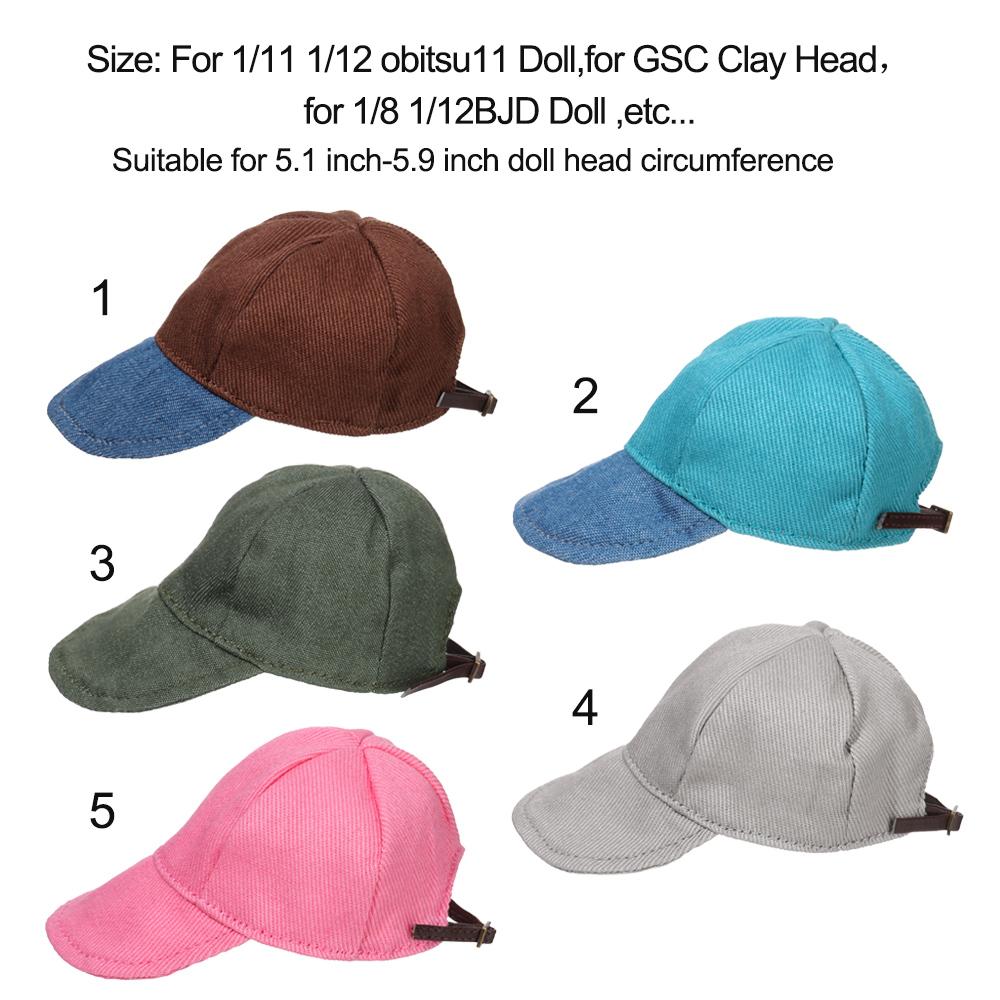 Fashion Miniature Baseball Cap Doll Hat 20cm Doll Clothes For 20cm Idol Dolls Accessories Stuffed Toy Dolls Outfit Kids Toys