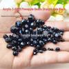 36 Faceted Acrylic Pineapple Beads for DIY Black Weaving Projects