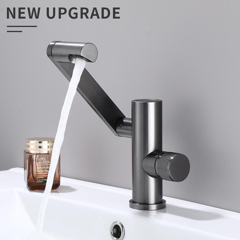 Digital Display LED Basin Faucet 360 Rotation Multi-function Stream Sprayer Hot Cold Water Sink Mixer Wash Tap For Bathroom