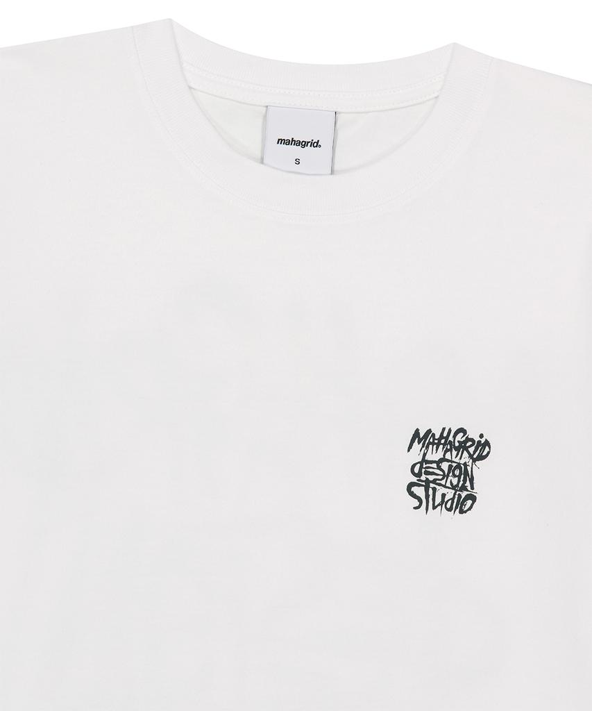 MAHAGRID Camo Slash Logo Tee White(Mg2Gmmt516A)