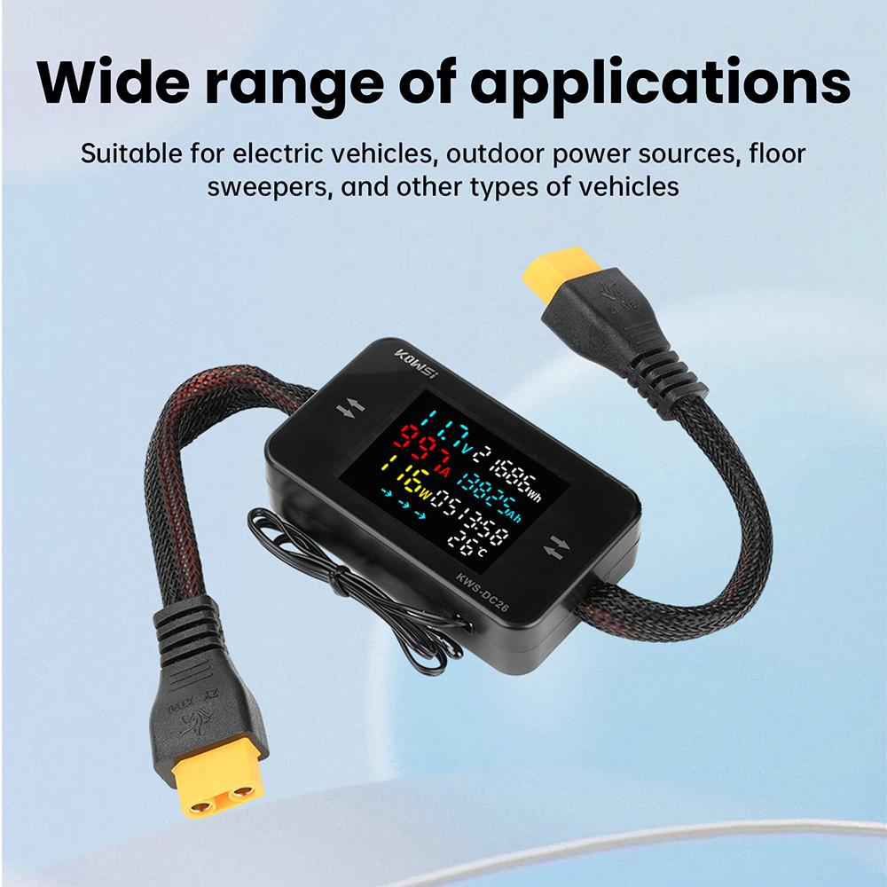 Digital Voltmeter 20A 25A 35A 50A Ammeter Voltage Sensor Frequency Electricity Meter Panel Temperature Power Tester Module