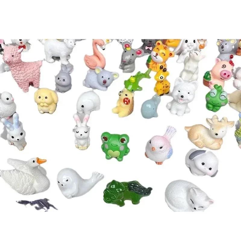 Non-Toxic 60Pcs Kawaii Rabbit Dog Model Toys Child Birthday Party Favors Gifts Surprise Blind Bag Small Gifts Independent Packaging Random