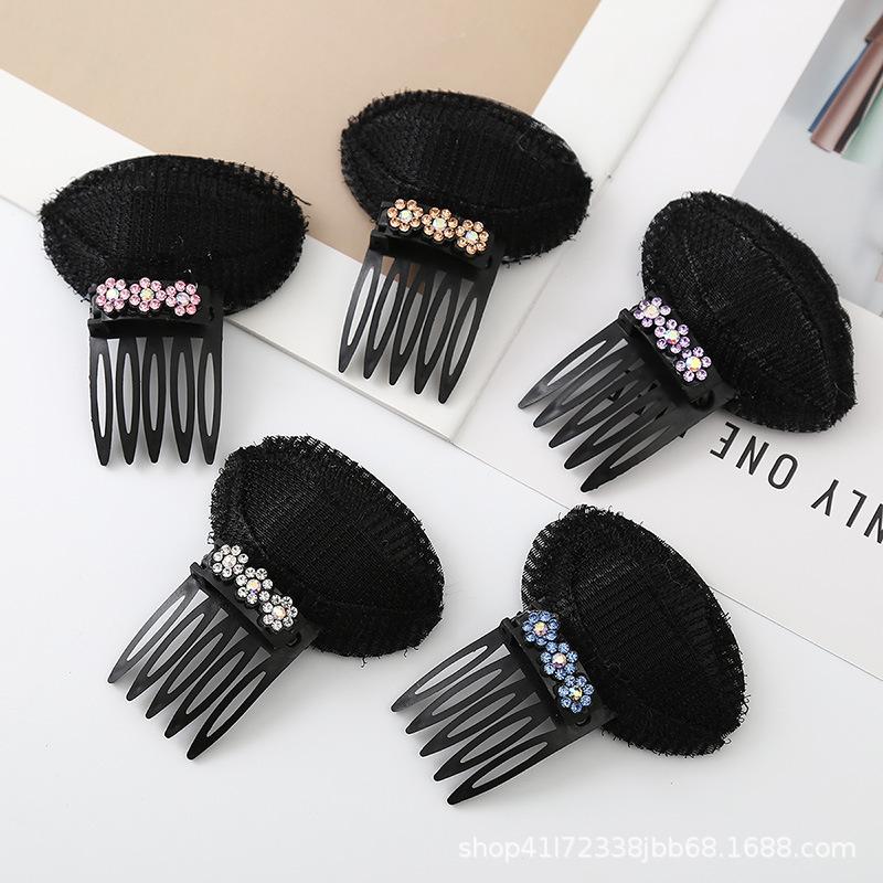 Pad de Păr Invizibil pentru Cap Plat, Pad pentru Breton, Înălțător Fluffy pentru Rădăcina Părului, Instrument de Îmbunătățire a Volumului Părului