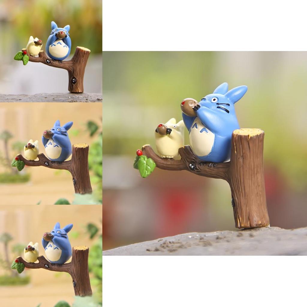 My Neighbor Totoro Tree Drinking Water Scene Model Garden Decor For Home Office Gift