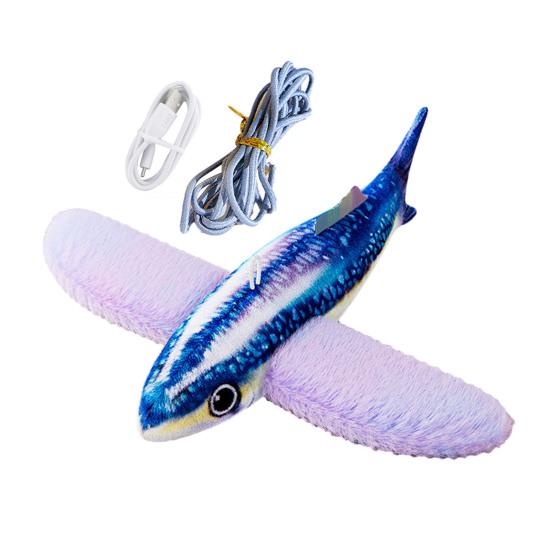 

Игрушка для кошек «Птицы, хлопающие крыльями» Интерактивный летающий воробей с реалистичным щебечущим звуком, активируемый прикосновением Мягкая игрушка для котят «Птицы» для домашних кошек 1 Set фиолетовый