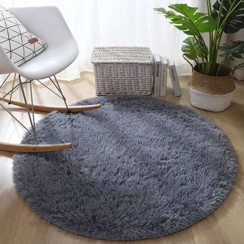 Tie-dye Living Room Carpet Round Wear-resistant Coffee Table Mat Sofa Blanket Bedroom Bedside Blanket
