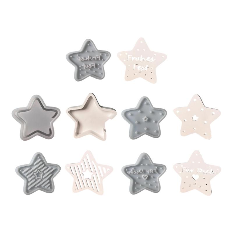 Star Shaped Frame for Craft Projects Decorative Glows Candle Making With Safe Quality Substance Heat Resistant