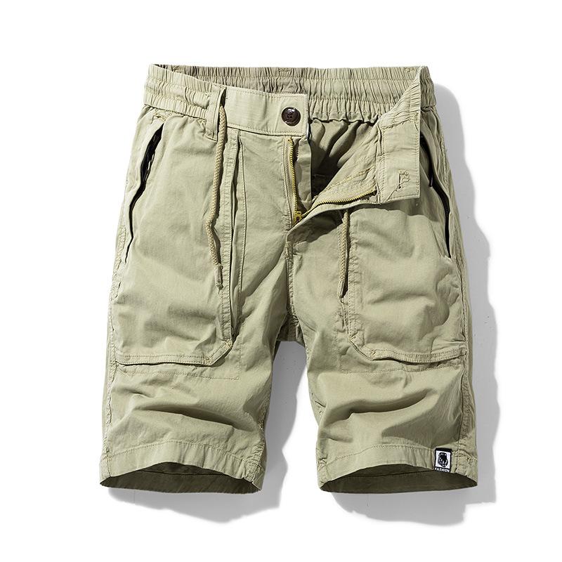 

Men Summer Cotton Cargo Shorts Men Solid Casual Tactical Jogger Shorts Pants Men s Outwear Breathable Bermuda Shorts Male 28 хаки