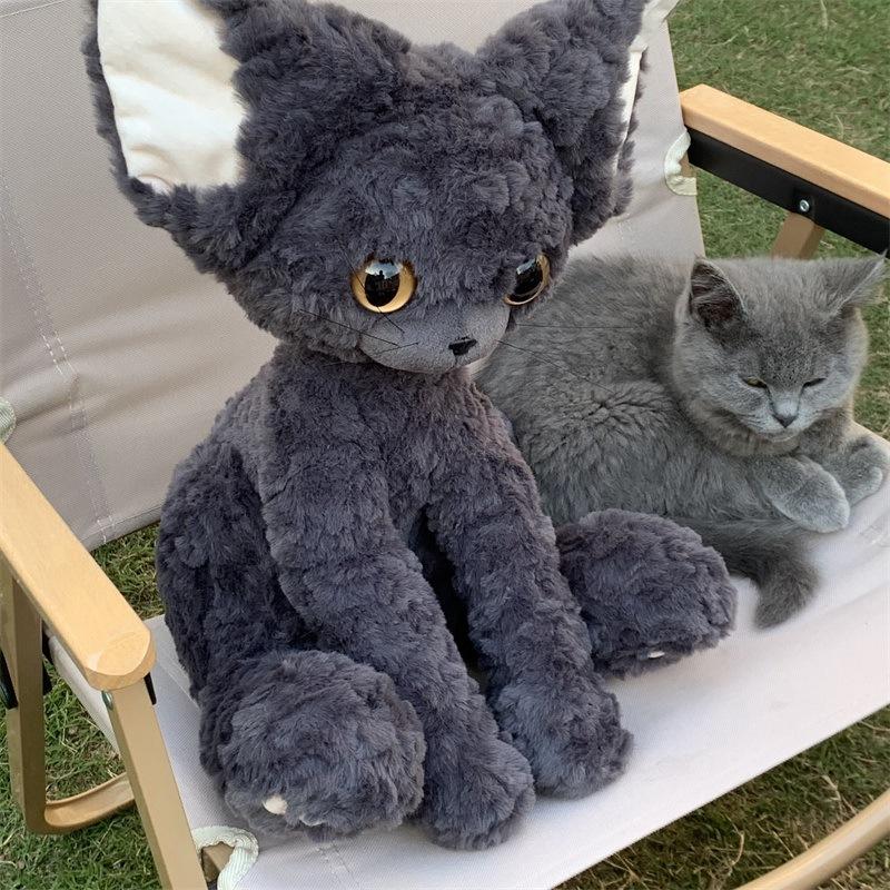 Internet Celebrities with German Curly Cat Doll Cat Doll Plush Toy