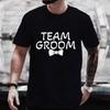 Team Groom T Shirts Future Groom Squad EVG Streetwear Best Man Tshirt Single Farewell Bachelor Stag Party Tees Wedding Y2k Tops