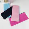 Solid Color Oxford Cloth Single Zipper Pencil Case - Bojin 0422 Available