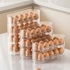 Large Capacity Fridge Egg Holder Plastic Egg Fresh-keeping Case  for Kitchen