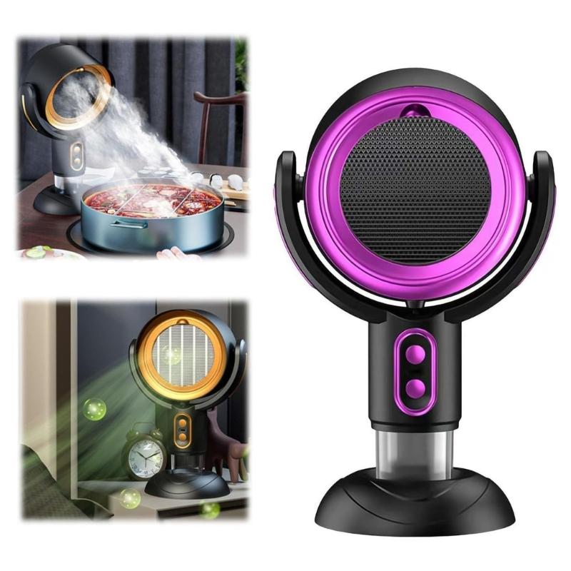 Cappa Aspirante da Tavolo Regolabile Dispositivo Purificazione Fumi Funzionamento Silenzioso Cappa Aspirante da Cucina Texture ABS per Cucina