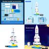 Kit de modèle de fusée DIY pour expérience scientifique Activité éducative pratique STEM pour enfants