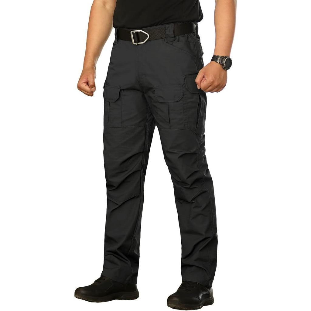 Men's summer new quick-drying pants outdoor loose multi-pocket trousers
