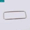 Silver Stainless Steel Front Pillar Speaker Light Ring Cup Holder Decoration for 2015 Honda CRV Interior Modification