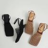 Fashion 2025 Summer New Simple Womens Sandal Comfort Fashion Womens Slipper French Versatile High Heel Anti Slip Women Shoe Mujer