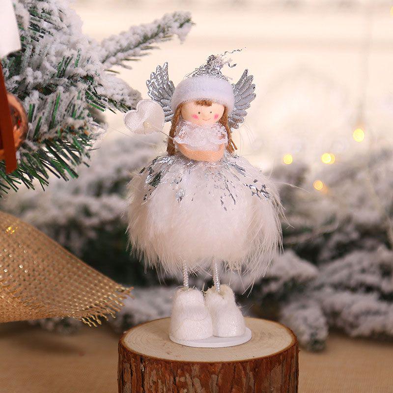 Christmas Angel Doll Toy Hanging Pendant Festival Ornament Xmas Decoration Tree