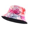 New Polished Printed Pot Hat Double-sided Bucket Hat Outdoor Travel Visor