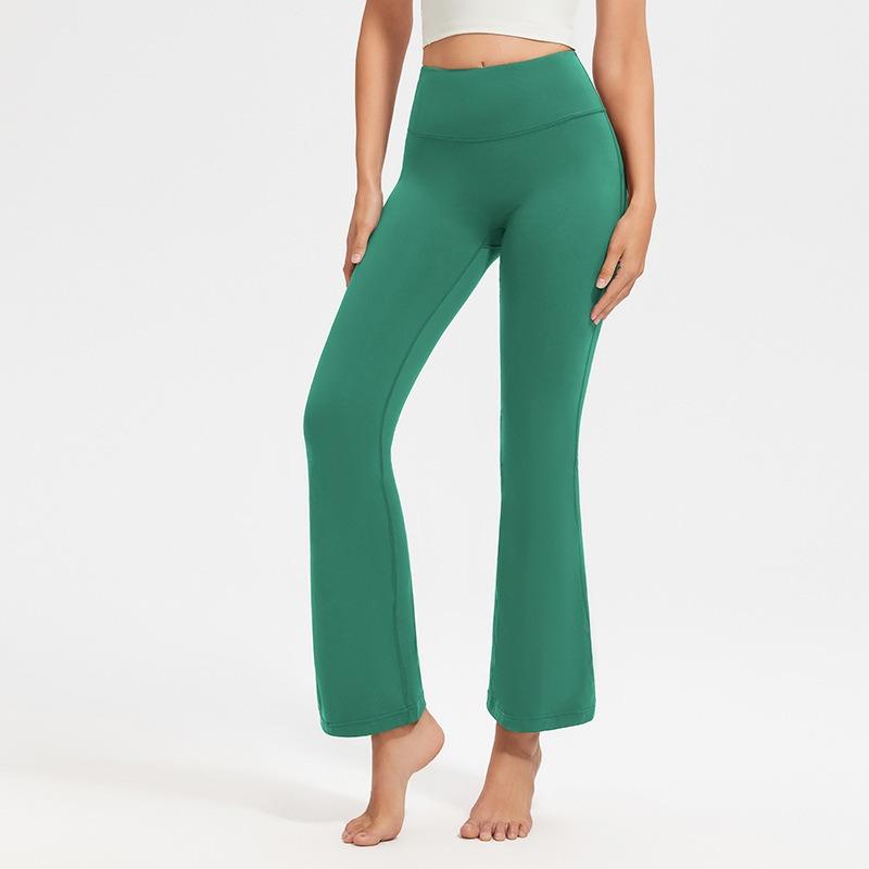 New Fashion Sports Casual Flared Yoga Pants Women High Waist Hip Lifting Fitness Yoga Trousers Women Slim Fit Loose Joggings Running Yoga Pants 25587
