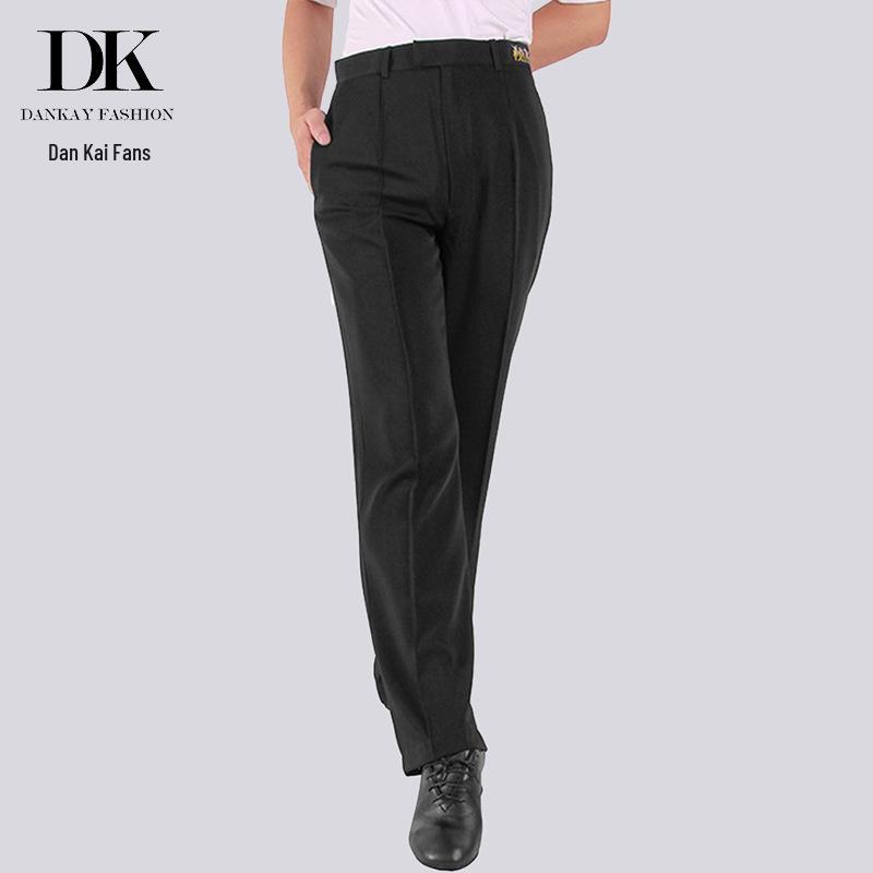 Dan Kai Herren Übergröße Gesellschaftstanz Weitbeinige Hosen für Herbst/Winter - Latein & Modern Performance Wettbewerb.