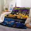 1PC GT, GTR R34 Blanket, Throw For Sofa, Bed, Travel, Camping, Livingroom,