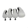 4 Pieces Mesh Golf Headcover Set Scratch Protection Driver Range Wood Hybrid Cover Padded Lining