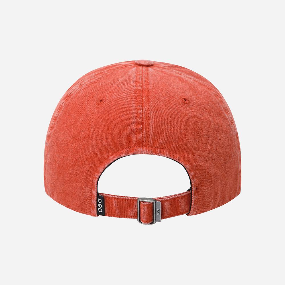DOD Cotton Washed Ball Cap (D.Orange)