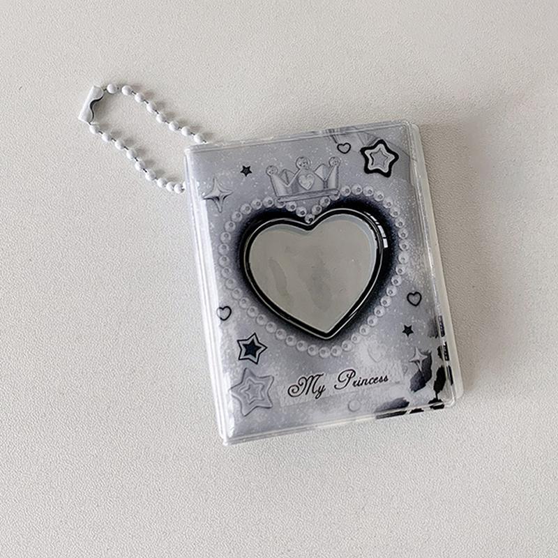 

1 шт. Мини 2-дюймовый альбом для фотографий, держатель для фотокарточек, K-pop фотоальбом, биндер для айдолов, держатель для фотокарточек, книга для коллекционирования карточек