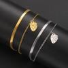 Teamer Cute Strawberry Charm Bracelet Stainless Steel Jewelry for Women Girls Snake Chain Multiple Chains 2026 Trend Couple Gift