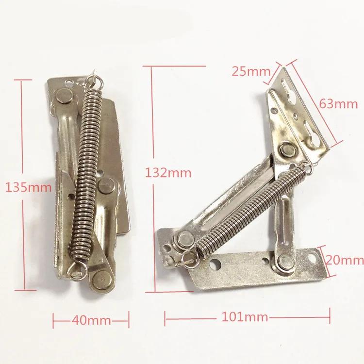 

2pcs Folding Sofa Bed spring hinge 10KG 80 degree Cabinet Door Lift Up Stay Flap Top Support Hinges Furniture Hardware bisagra
