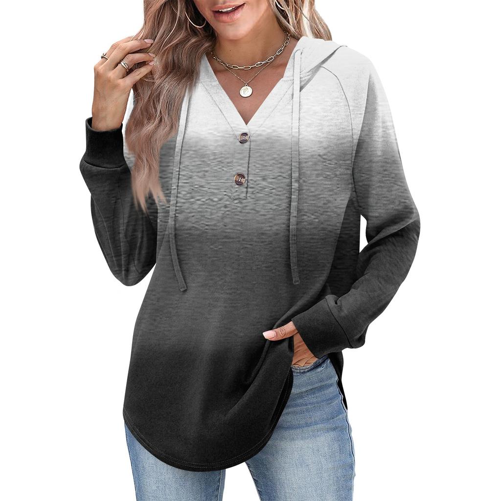 Women's Fashion Women's Lightweight Long Sleeve Pullover With Pockets Preppy Graphic Hoodie