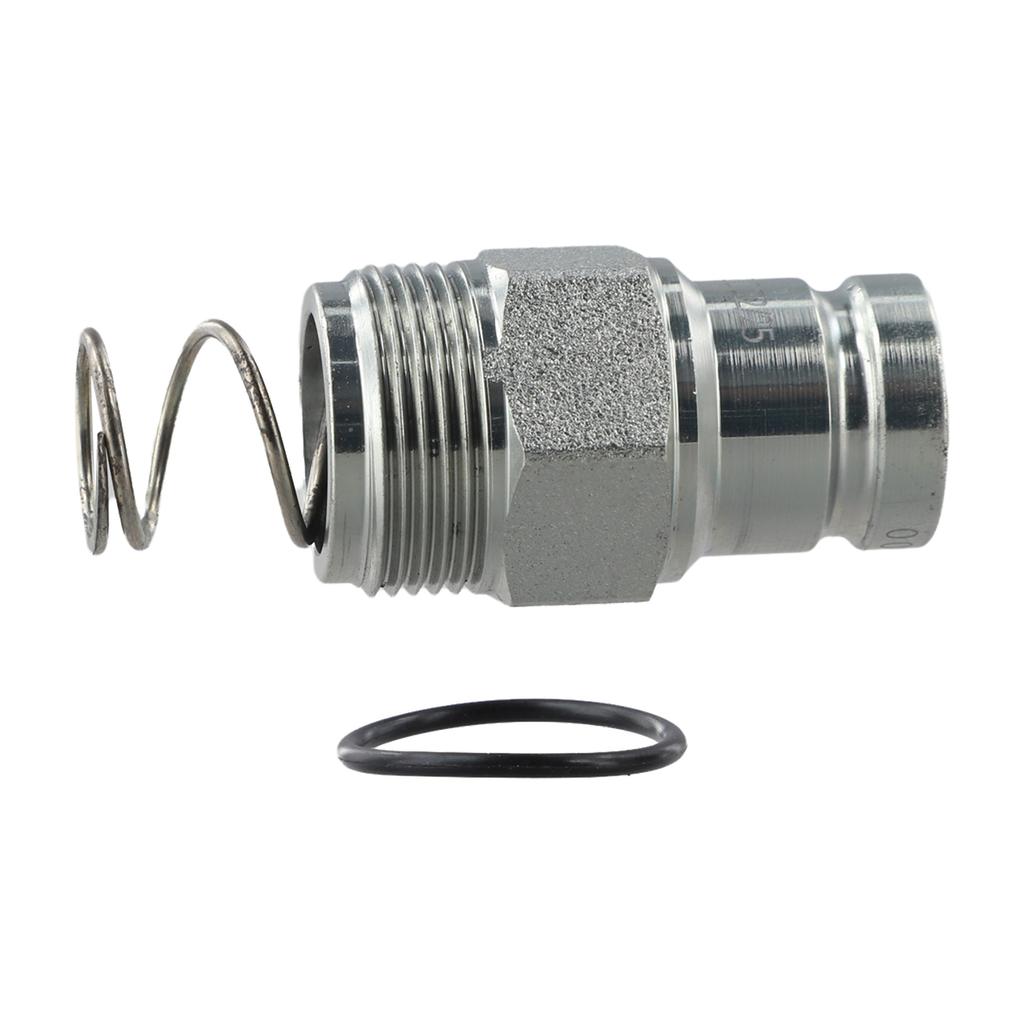 Hydraulic Quick Coupler 3/8 Inch Male Flat Face for Bobcat Loaders 753 763 773 863 A220 A300 A770 Part 7246798