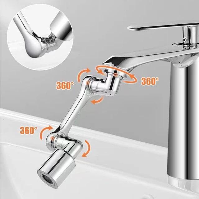 Universal Anti-Splash Swivel Mechanical Faucet Extender & Aerator