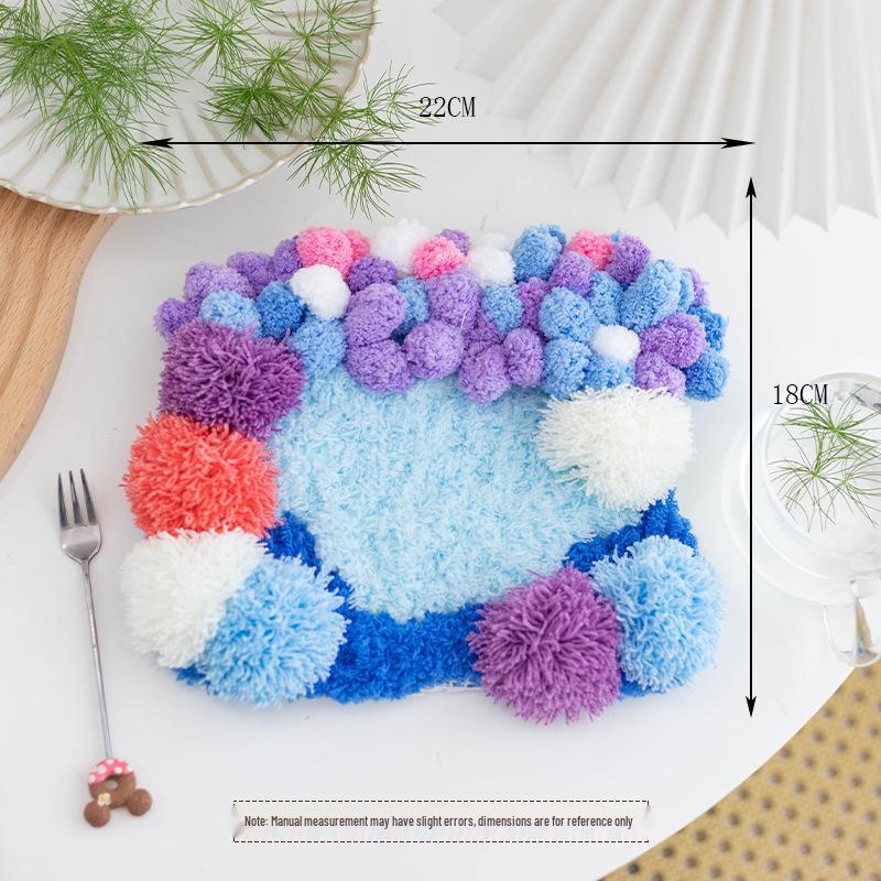 Moss Coaster Rug Kit: Beginner-Friendly Mori Style Doormat Gift Set