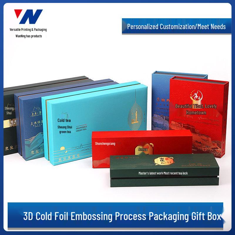 White Card Kraft Paper Folding Drawer Box for Tea, Socks, Underwear, and Gifts - Custom Printed Packaging