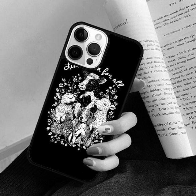 Go Vegan Food Vegetarians VEGGIE Phone Case Cover for IPhone 18 17 Air 16 15 14 13 11 12 Pro Max Plus Fundas Coque