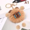 Cute Crying Capibala Keychain Kawaii Mini Plush Capibala Keychain Women Men Backpack Pendant Car Accessories Keychain Gifts
