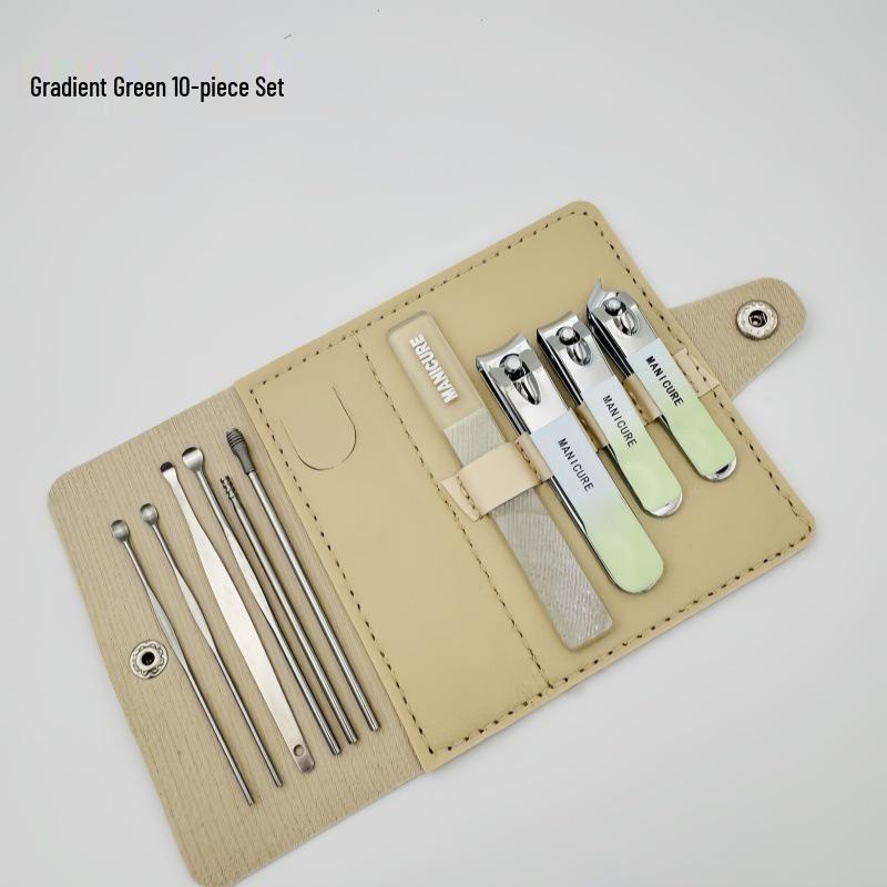 

Набор из 10 предметов для стрижки ногтей и маникюра – Портативные инструменты для ухода за ногтями