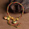 Colorful Devouring Gold Beast Bracelet Line Pray for Blessings Hand Strap Colorful Woven Rope  Gift