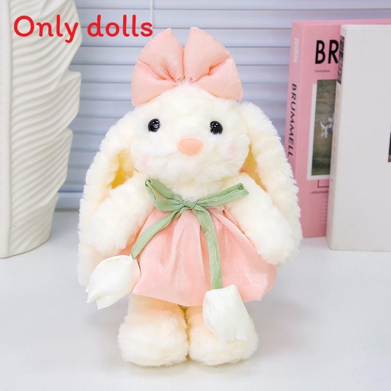 Plush Rabbit Toy With Short Plush Material For Girls Gift And Collection
