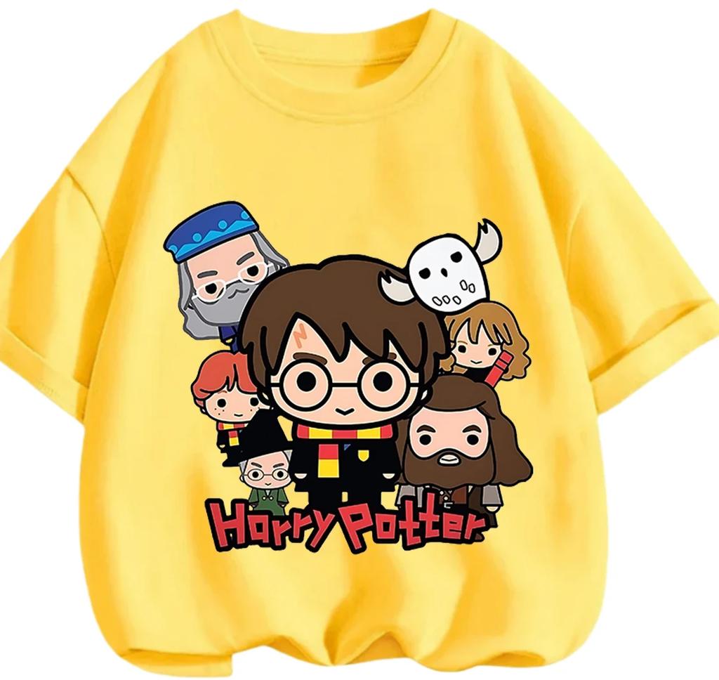 Fashion Summer Kids T Shirt Classic Harry Potter Graphic Casual Street Leisure Apparel For Boys Girls 3 14