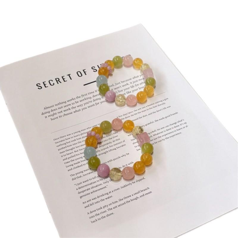 DuoBaoyuJi Original Dopamine Multi-Stone Crystal Bracelet Women