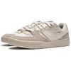 Li Ning Zheng Rong 92S Comfortable Simple Non-Slip Lightweight Low-Top Skate Shoes Women Sneakers Beige AEPU024-1