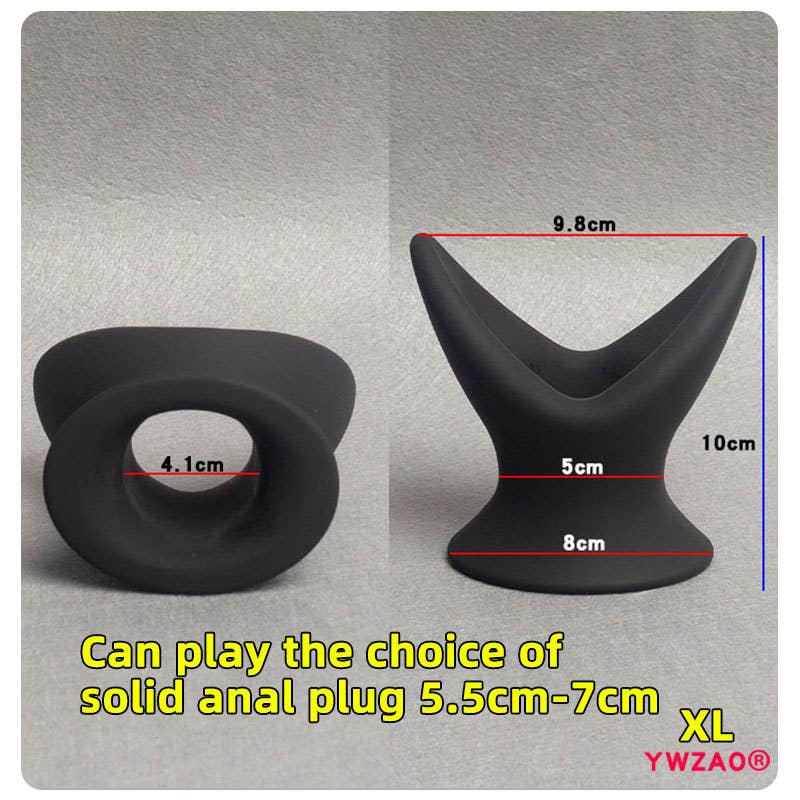 YWZAO Anal Plug Hollow Silicone V G59