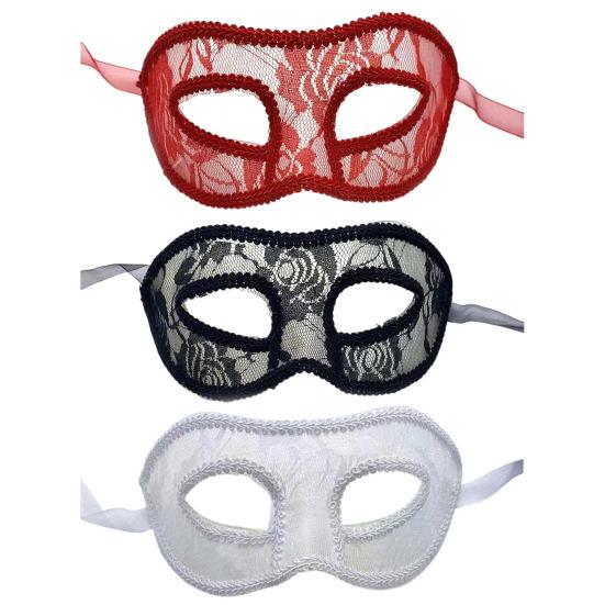 Women's Lace Masquerade Masque Halloween Dancing Party Costume Half Face Eye Masque for Cosplay