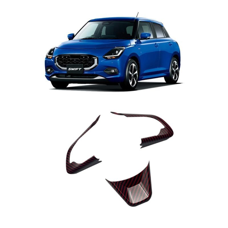 

MEKOMEKO SW-FXRK Новая модель Swift 5-го поколения ZD ZC Панель рулевого управления Накладка на рулевое колесо Рулевое управление красный